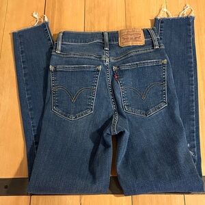 Levi's Women's sz 24 Mile High Super Skinny Classic Straight Leg Jeans stretch